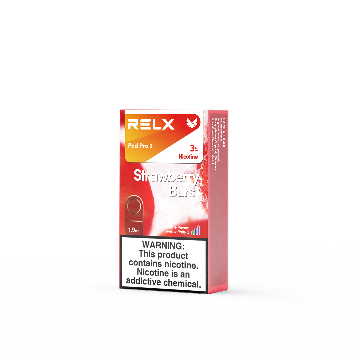 RELX Pod Pro 2-1 Pod Pack-Strawberry Burst-30mg
