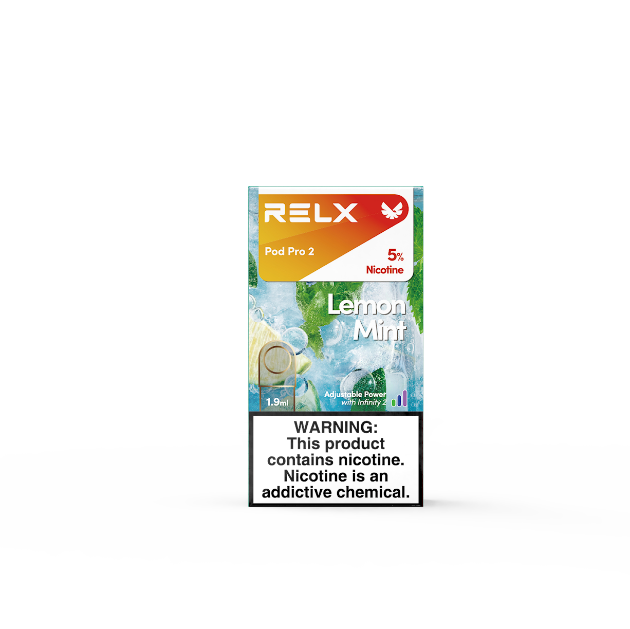 RELX Pod Pro 2-1 Pod Pack-Lemon Mint-50mg