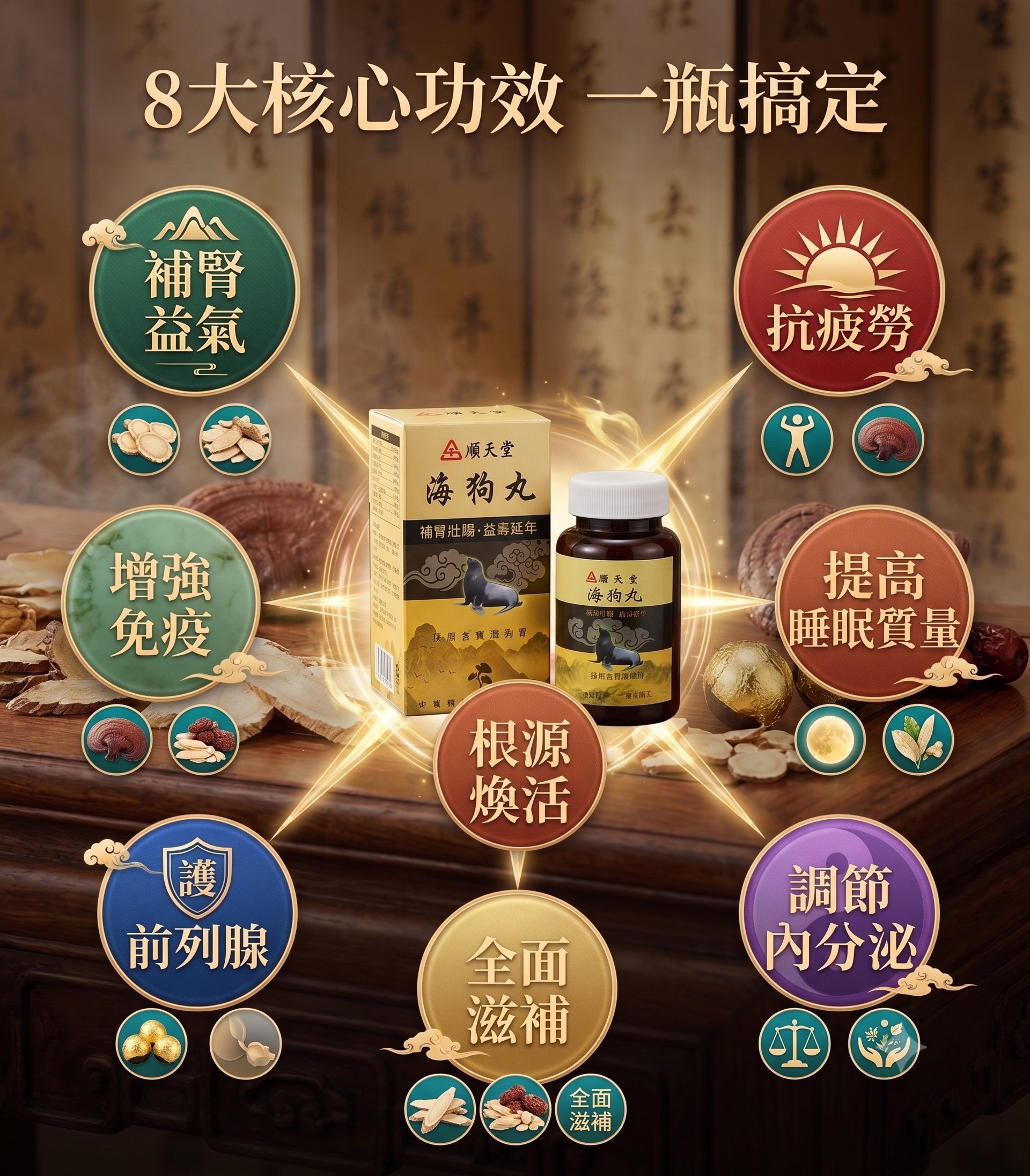 【官方售賣】順天堂海狗丸丨煥發強勝活力・熟男精力補給