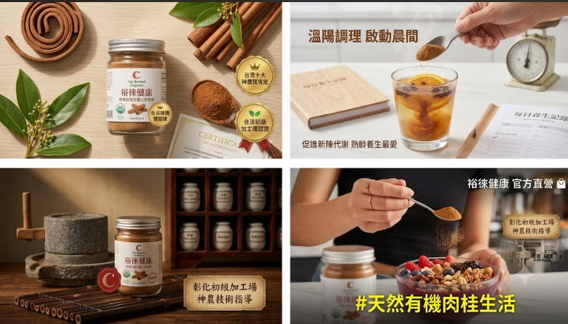 台灣屏東有機肉桂粉_裕徠健康Mall
