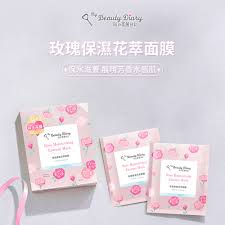 【我的美麗日記】花萃系列 玫瑰保濕花萃面膜 3组21片入｜玫瑰精華・補水保濕・打造柔嫩水潤肌