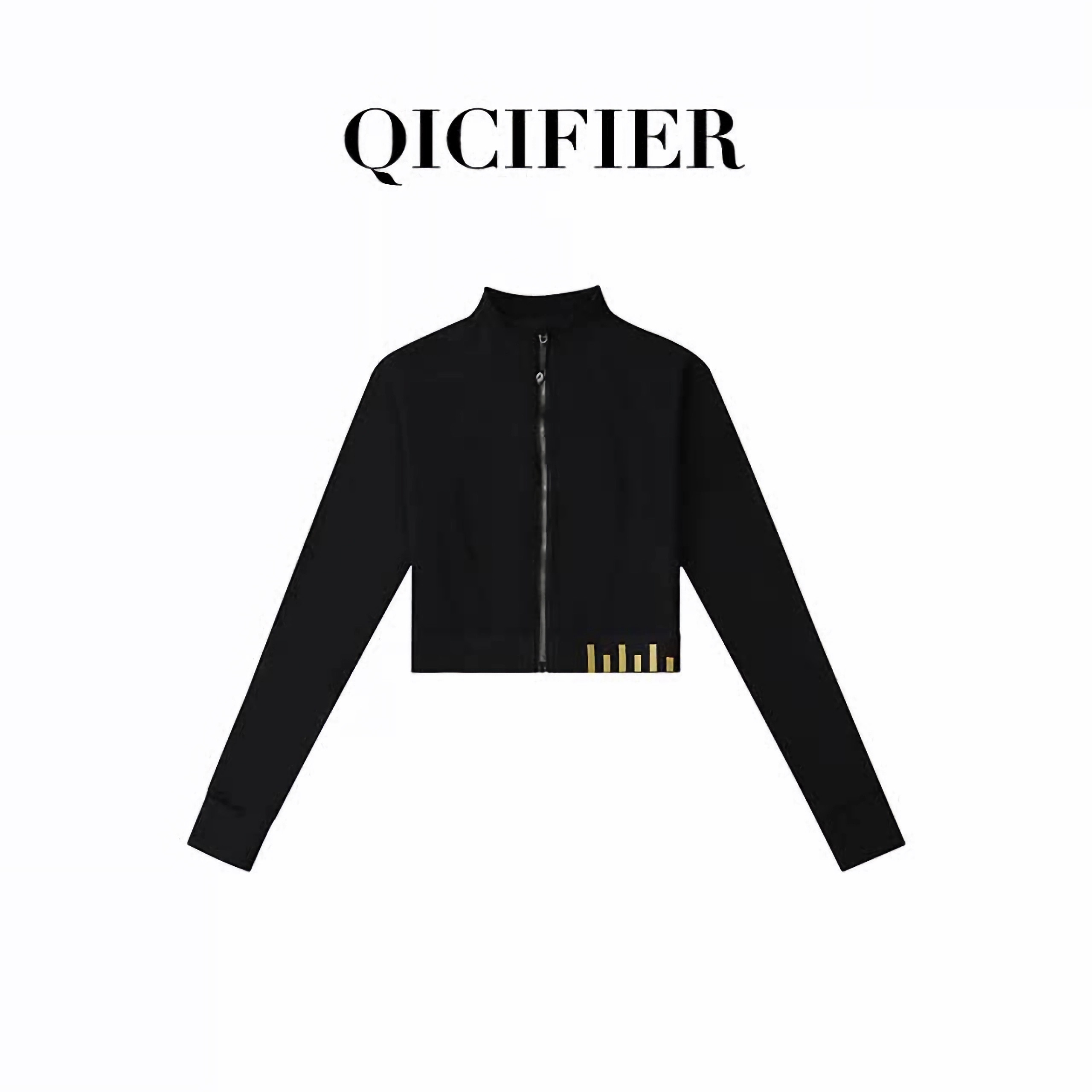 QCFE 短款撞色拉链运动外套 2795YF（2色可选） 商品图 9