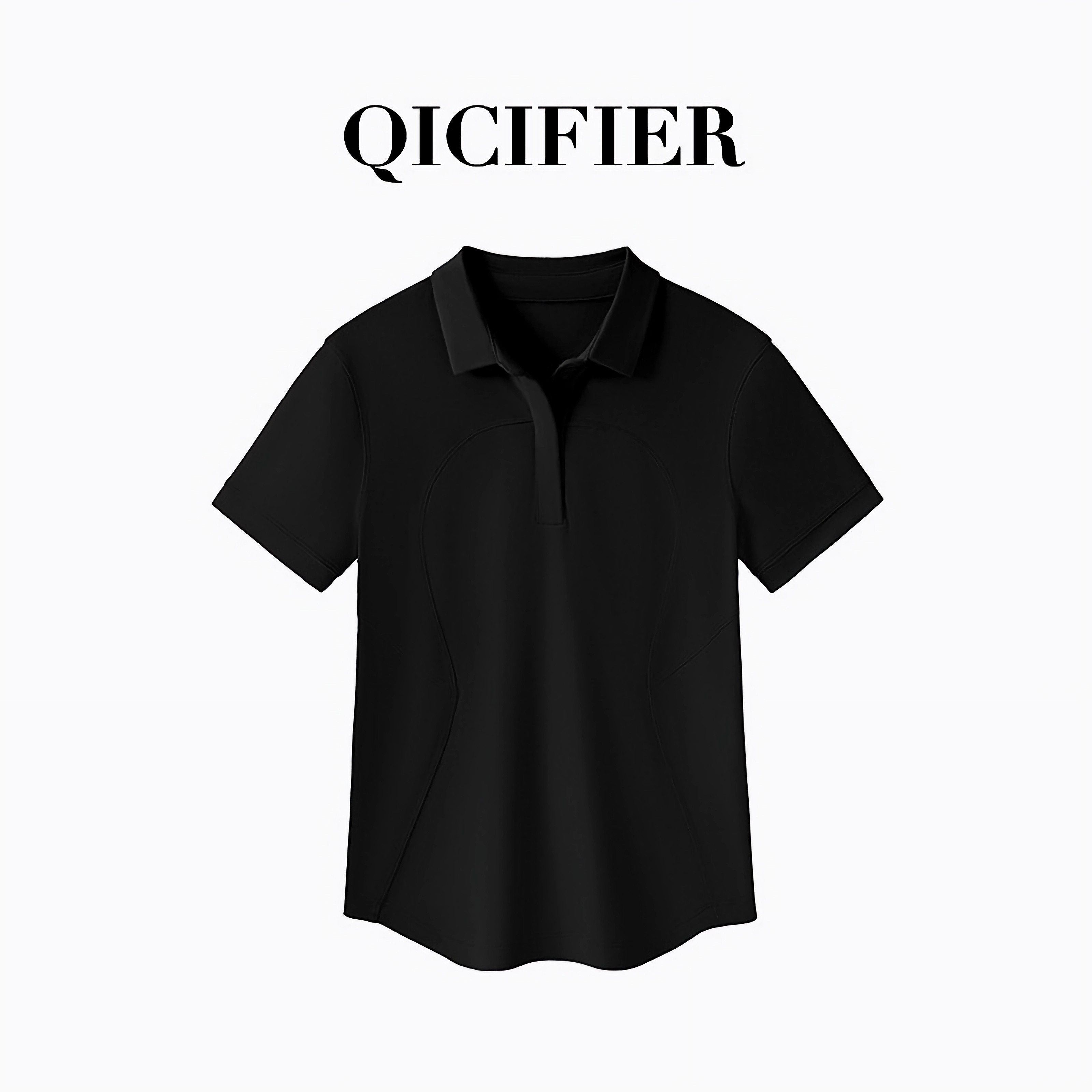 QCFE 翻领短袖运动Polo上衣 T2891DX（3色可选） 商品图 2