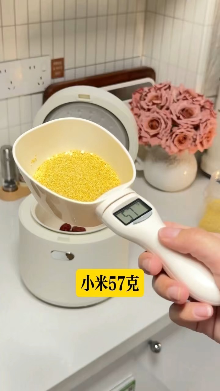 家用手持電子量勺多用途豆類小米烘焙副食品減脂貓糧狗糧一勺稿定