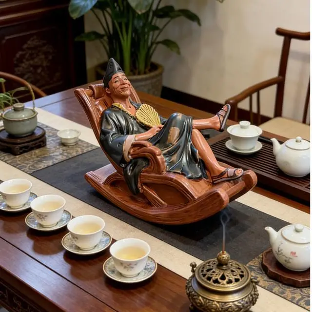 擺件雕塑濟公茶寵