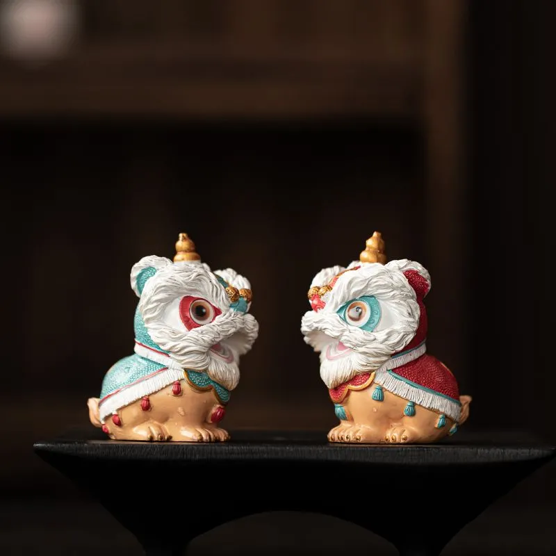 變色招財醒獅茶寵