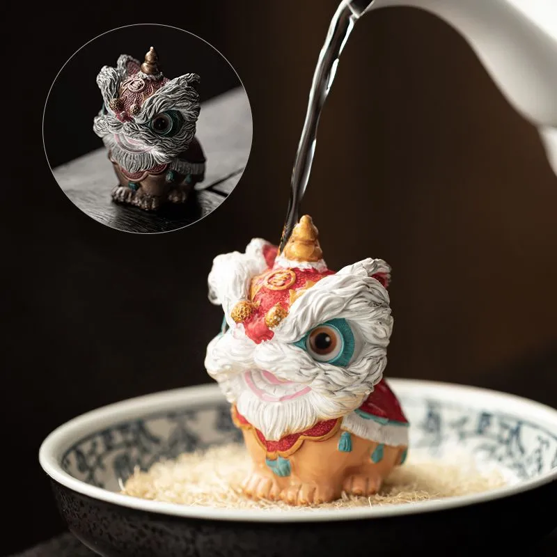 變色招財醒獅茶寵