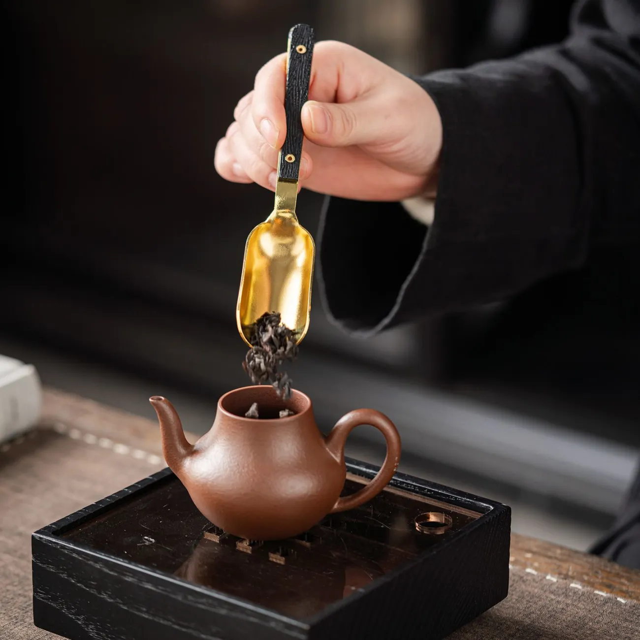 創意雙獅子茶道六君子套裝