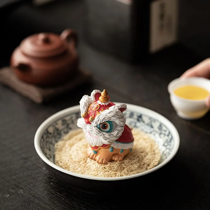 變色招財醒獅茶寵