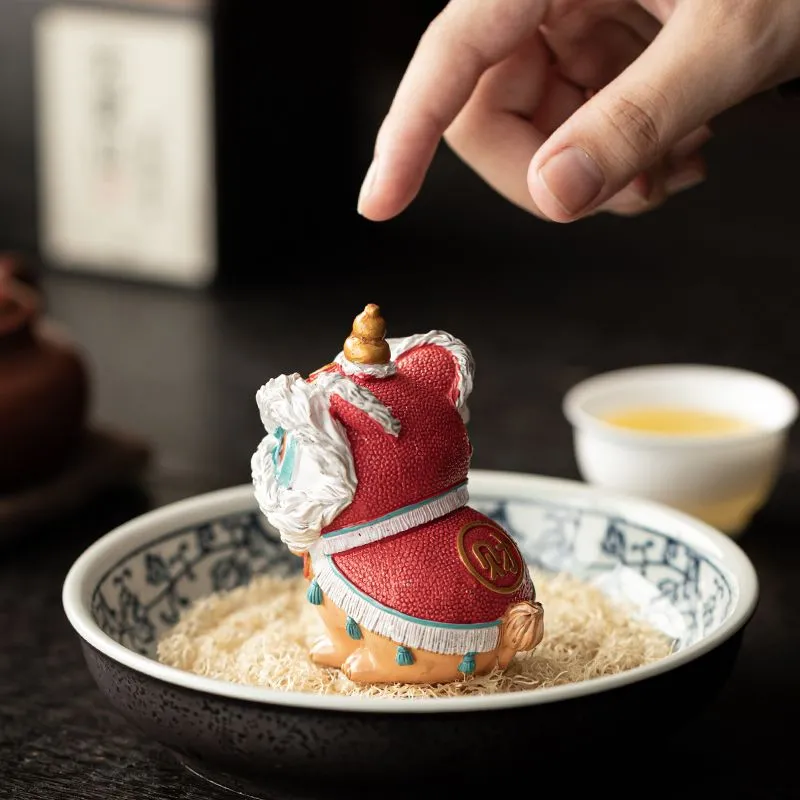 變色招財醒獅茶寵
