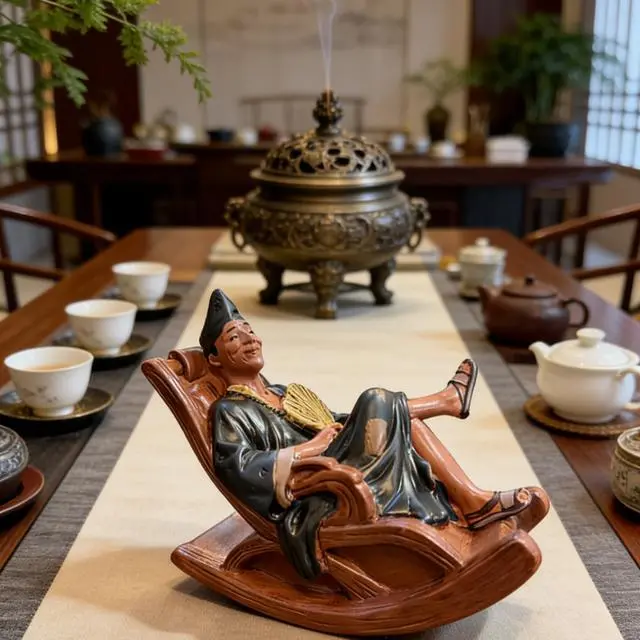 擺件雕塑濟公茶寵