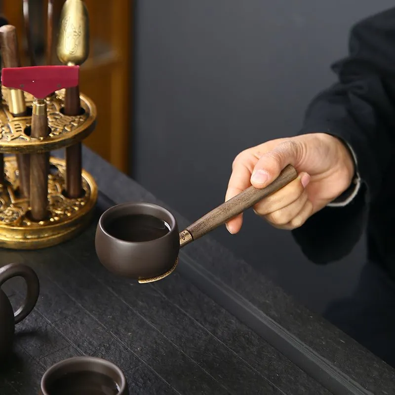 圓形金蟾茶道六君子套裝