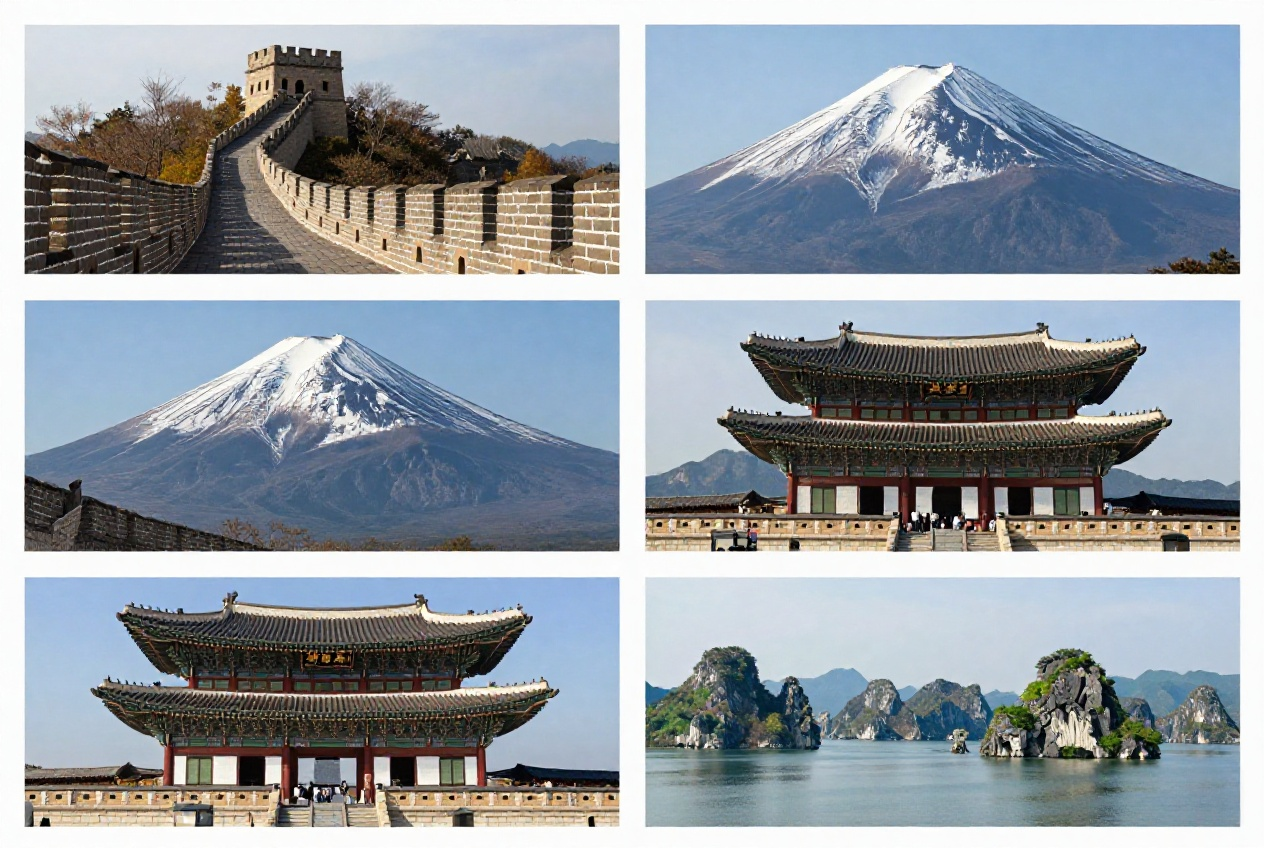 Asia travel eSIM data plan for 12 destinations
