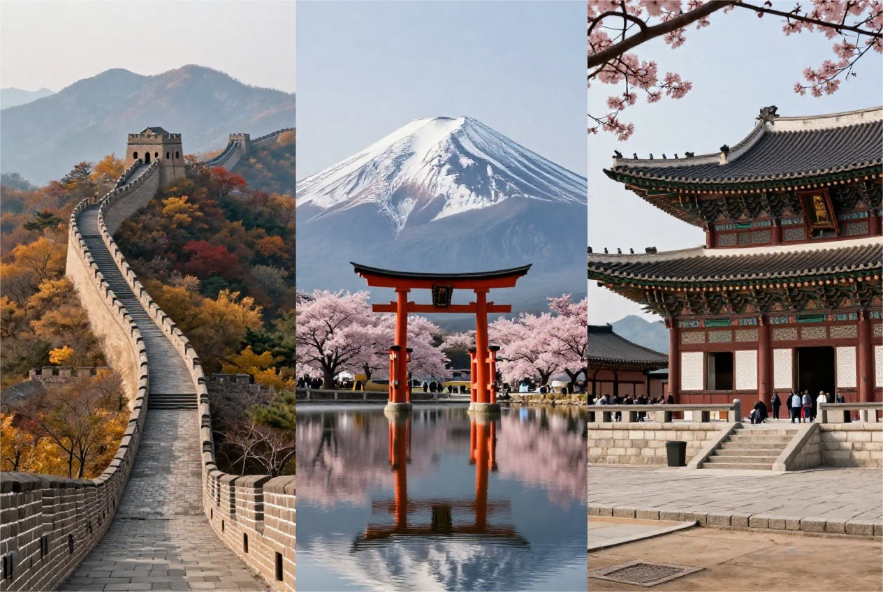 China, Japan & South Korea travel eSIM data plan