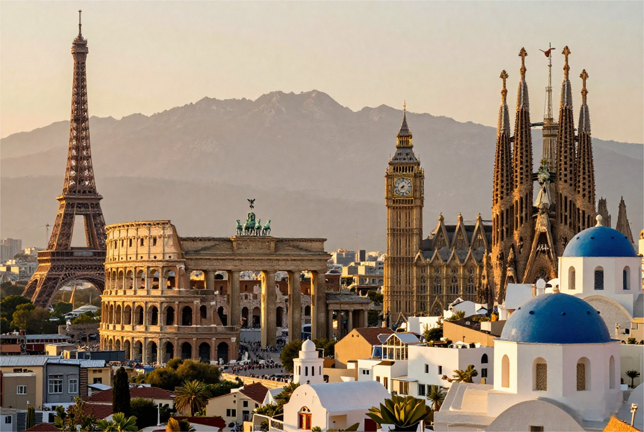 Europe travel eSIM data plan for 41 destinations, including Morocco