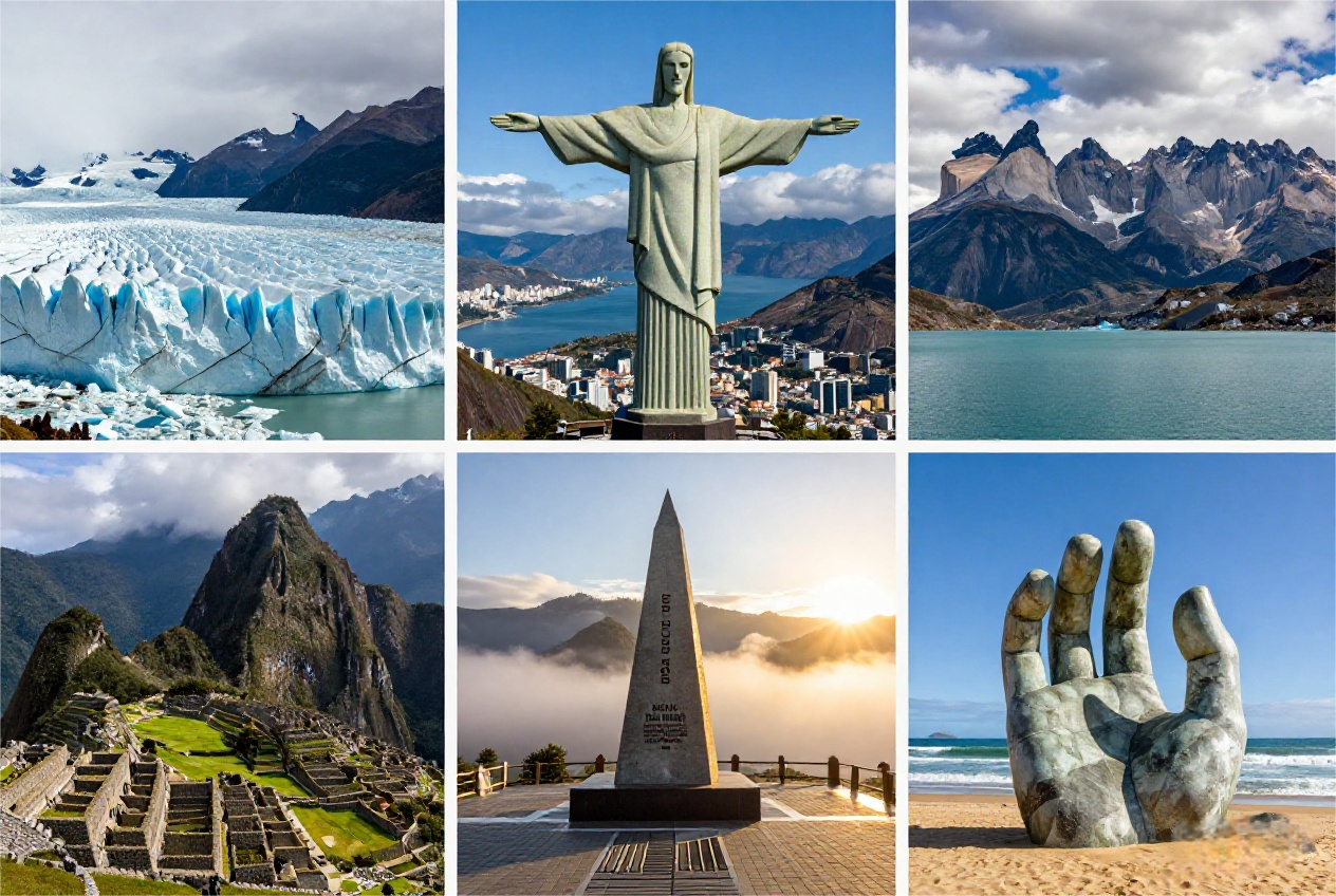 South America travel eSIM data plan for 6 destinations