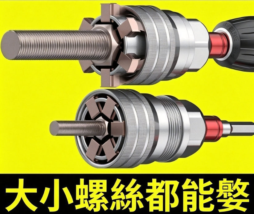魔術套筒萬花筒多功能電轉套筒内六角扳手可調節