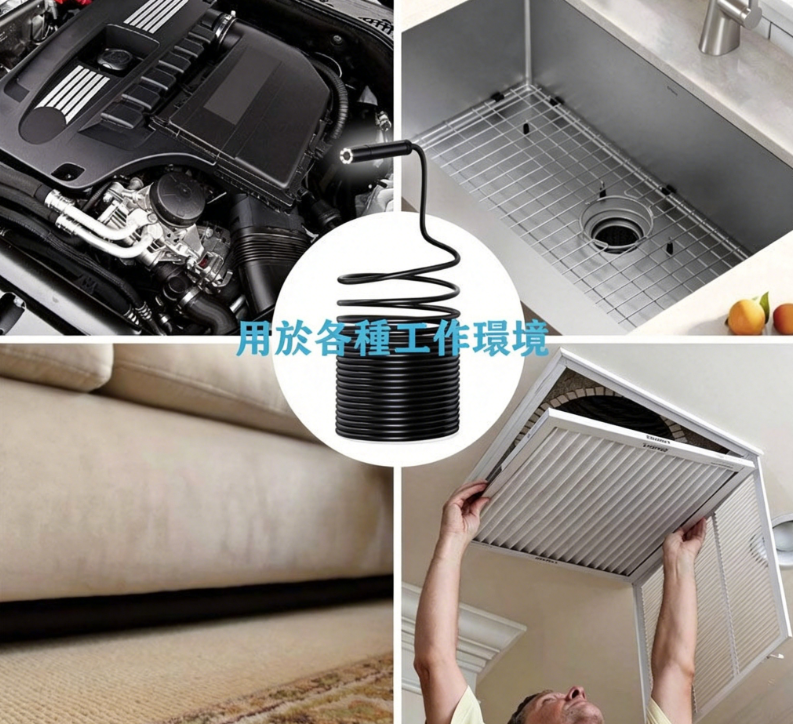 工業手機外接内窺鏡防水攝像頭下水道攝像頭可探視管道