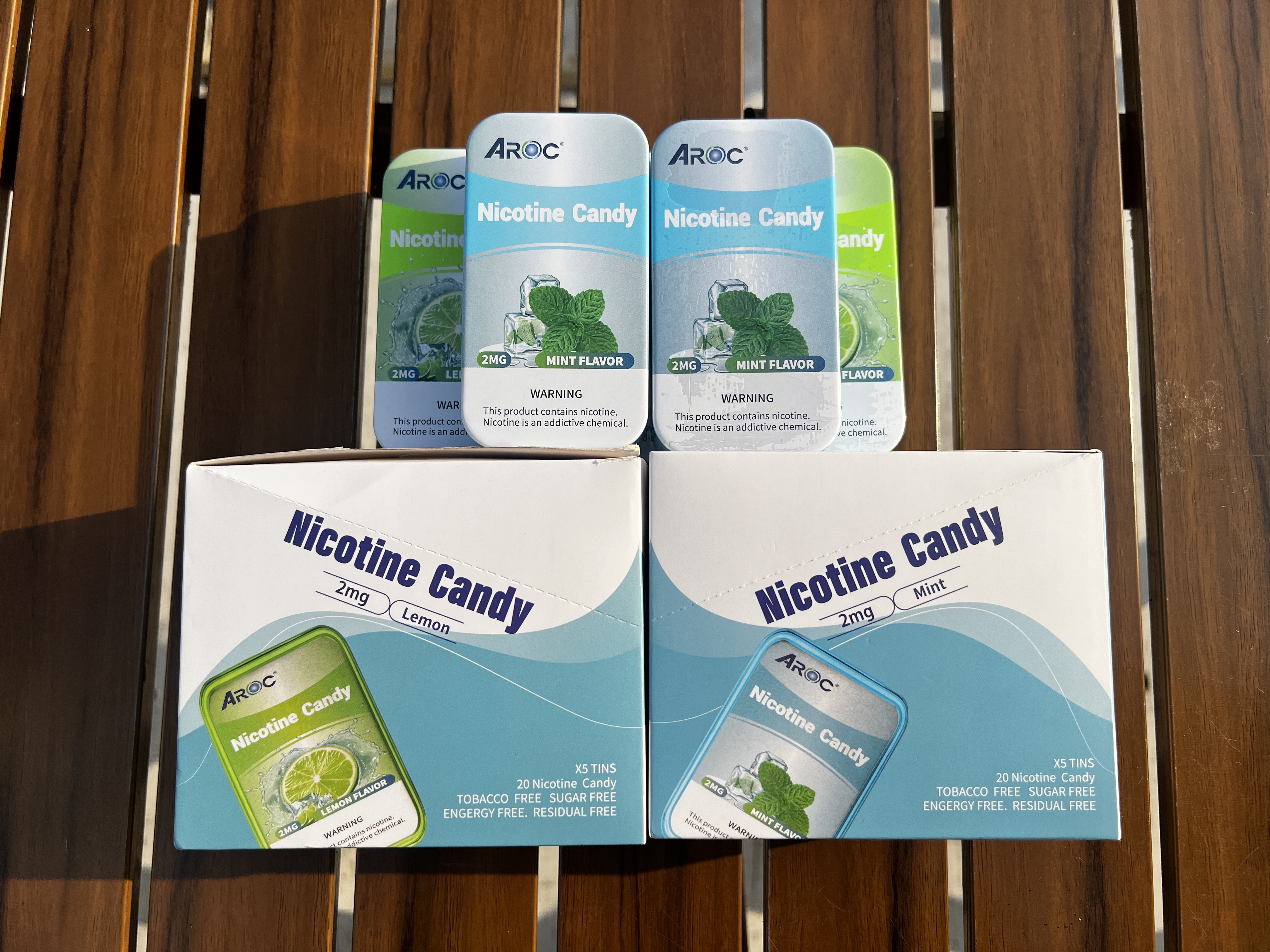 AROC 2MG Sugar-Free Candy - Classic Mint