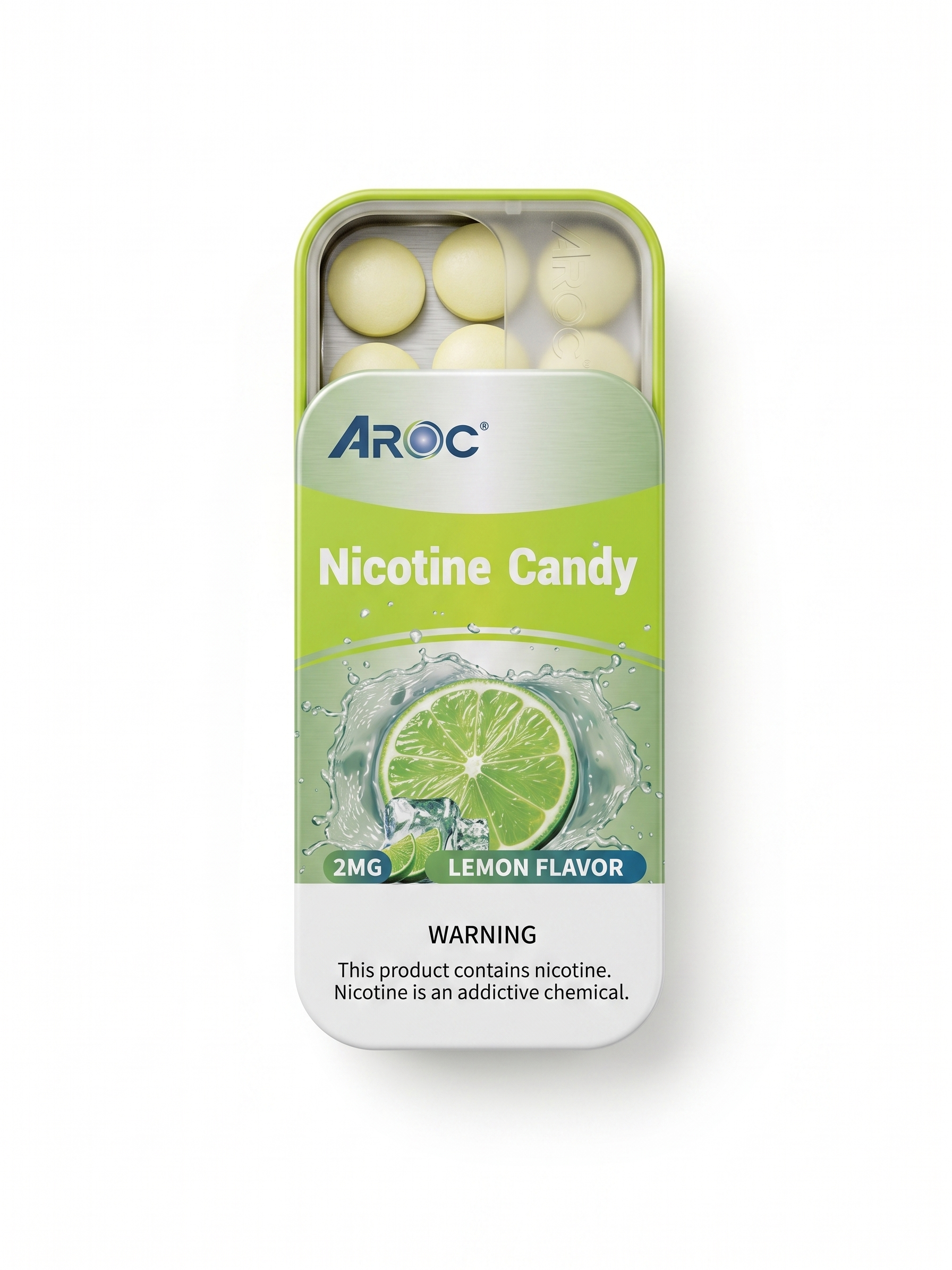 AROC 2MG Sugar-Free Pocket Candy - Lemon Ice
