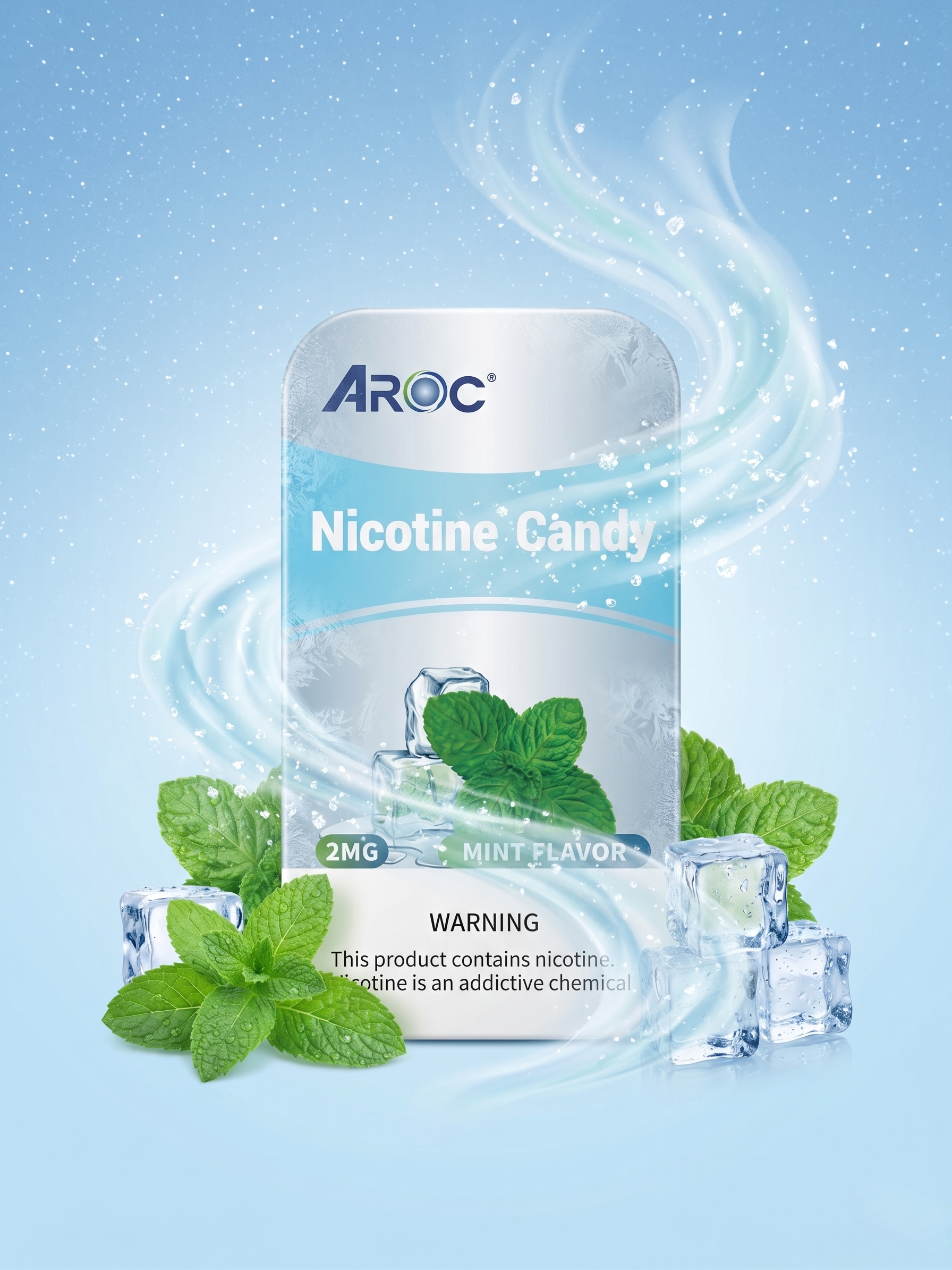 AROC 2MG Sugar-Free Candy - Classic Mint