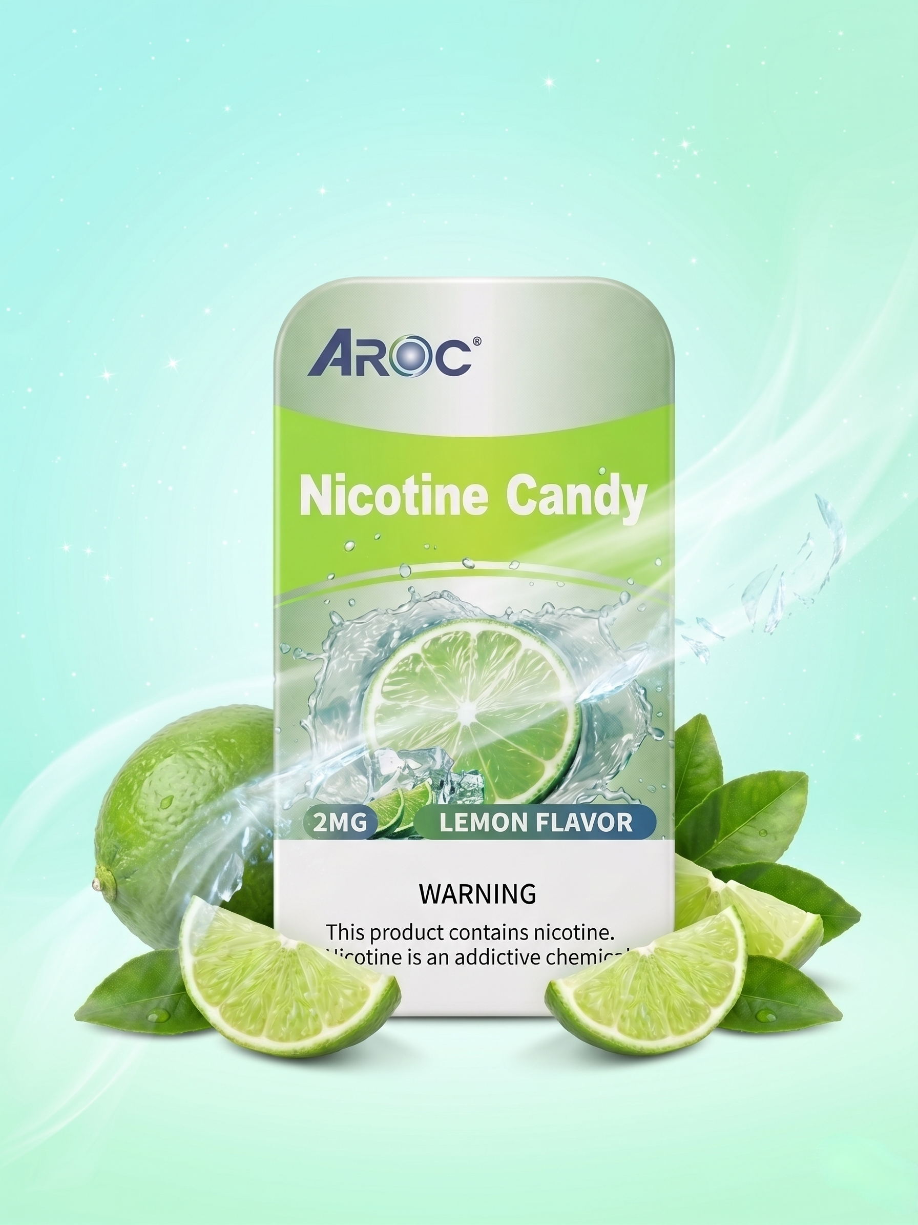 AROC 2MG Sugar-Free Pocket Candy - Lemon Ice