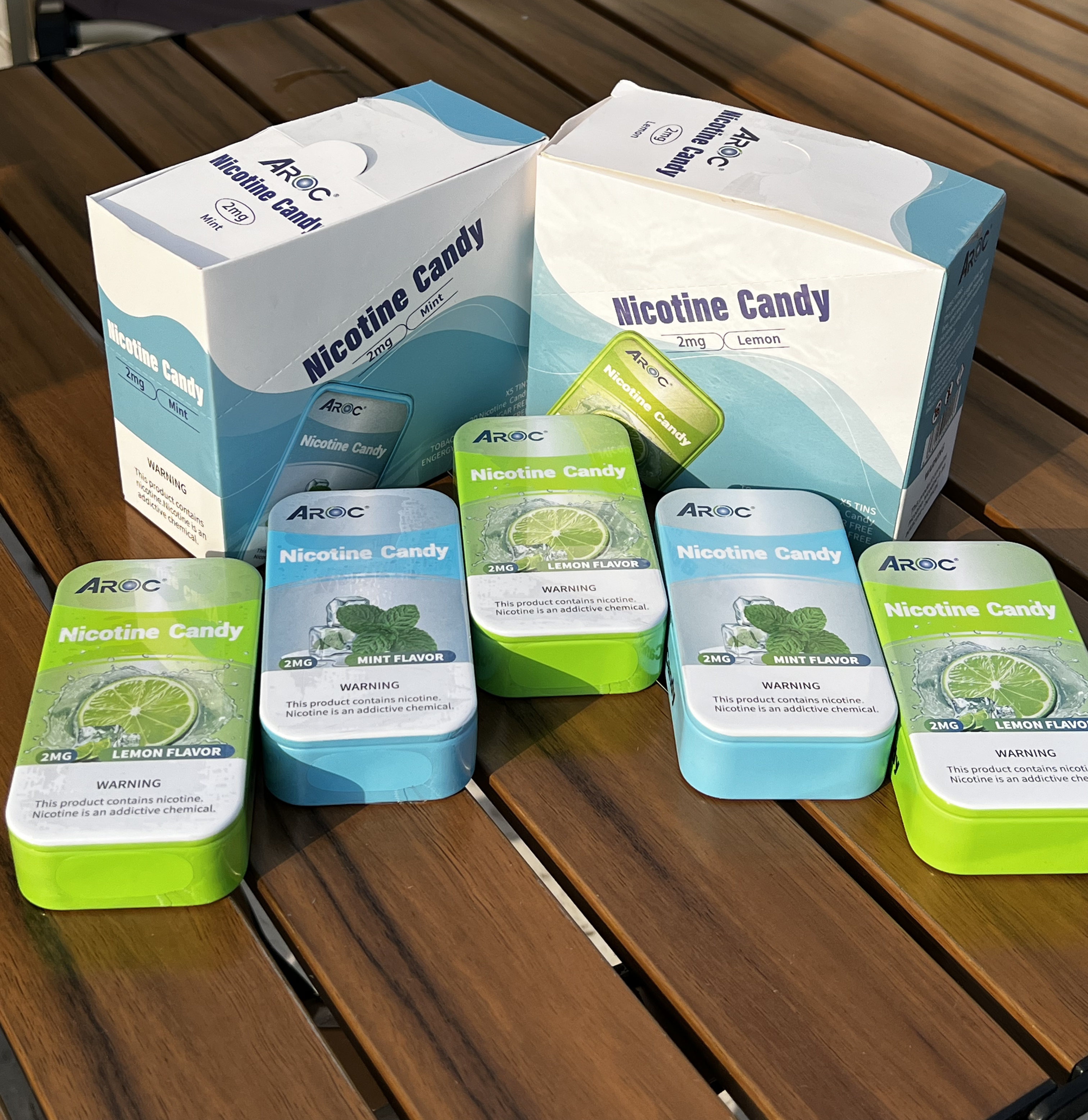 AROC 2MG Sugar-Free Pocket Candy - Lemon Ice