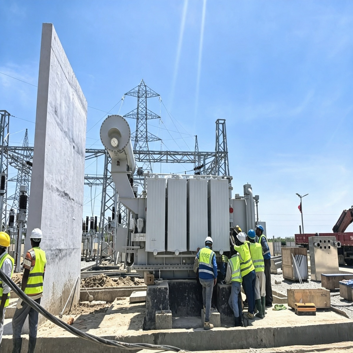 Industrial power transformer