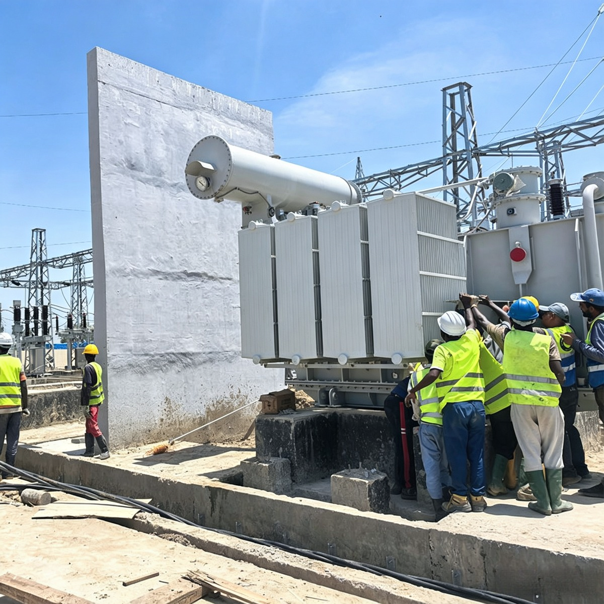 Industrial power transformer
