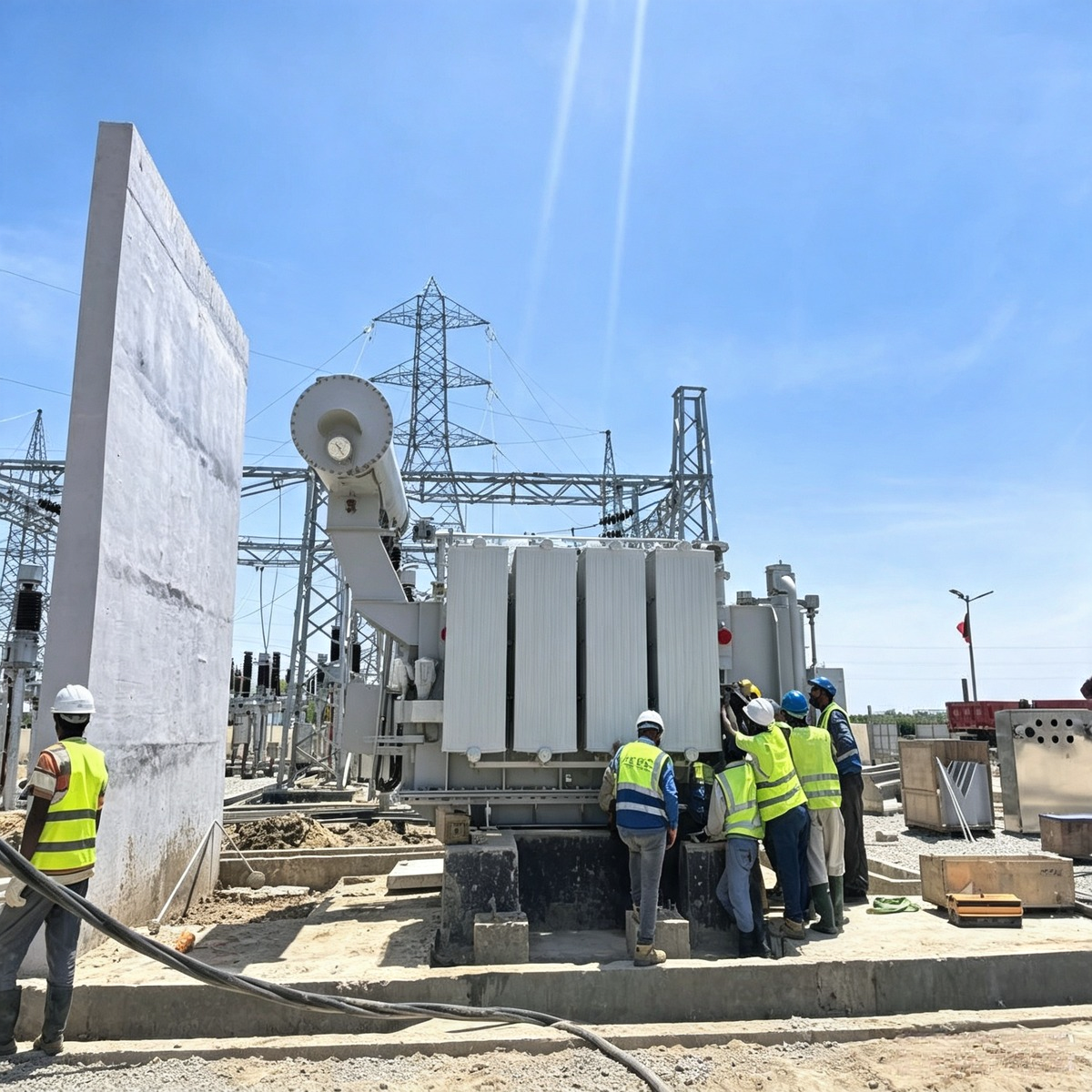 Industrial power transformer