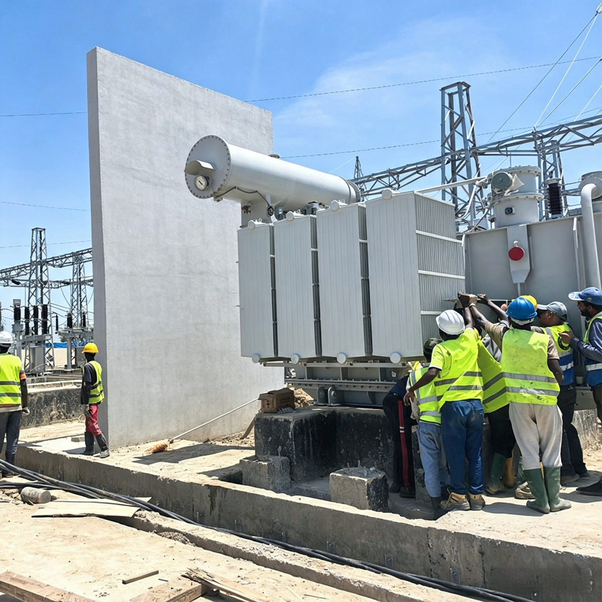 Industrial power transformer