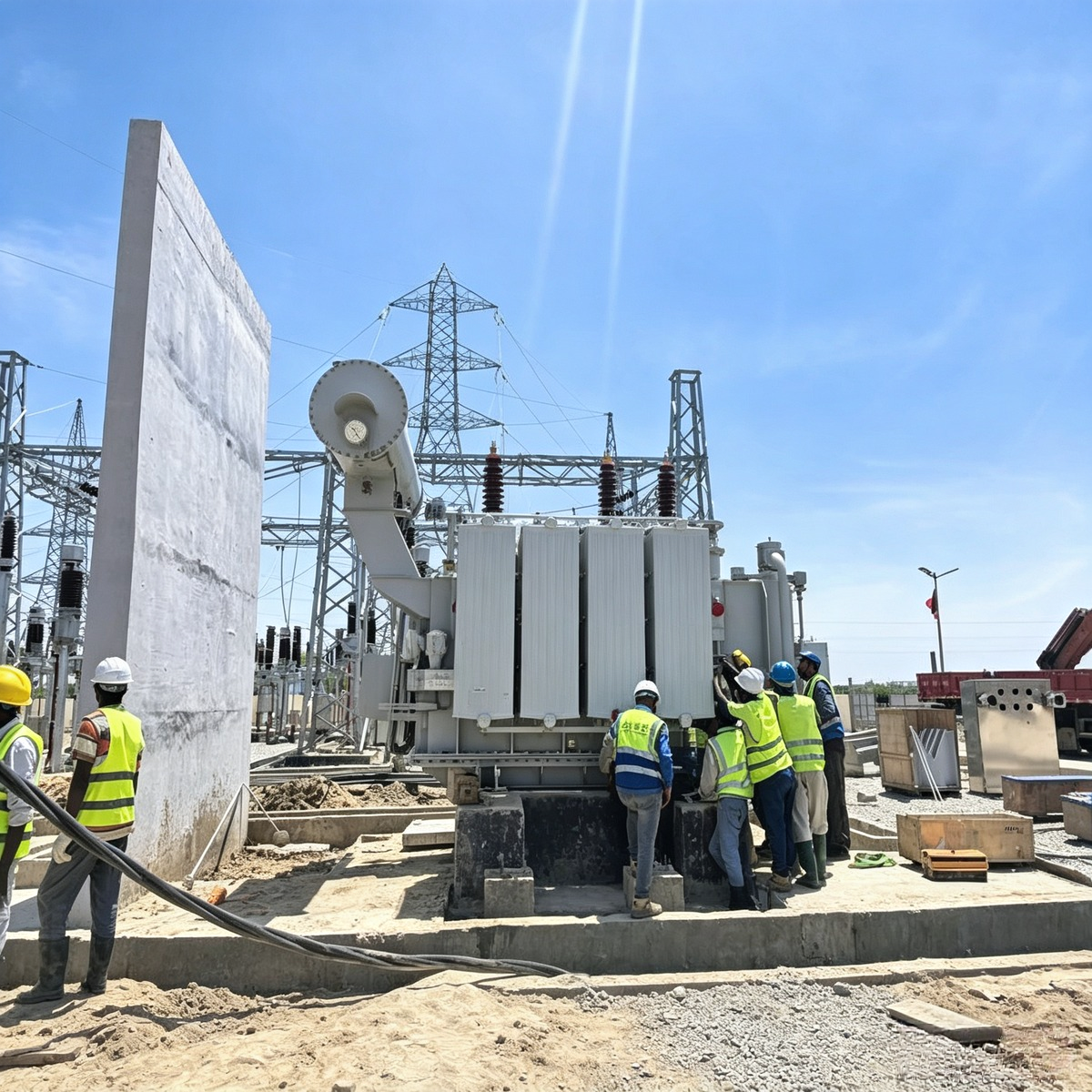 Industrial power transformer