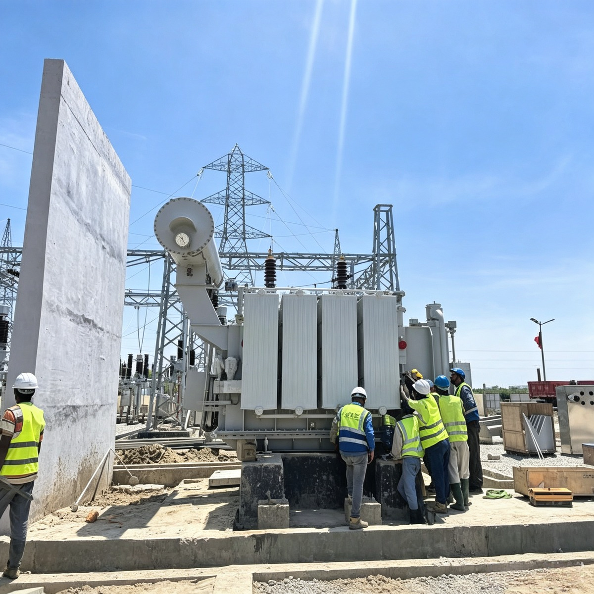 Industrial power transformer