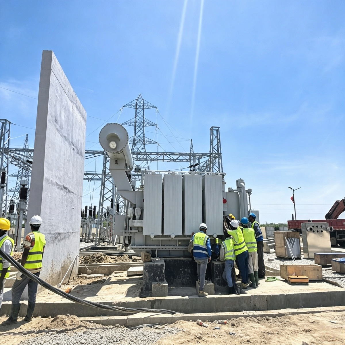 Industrial power transformer
