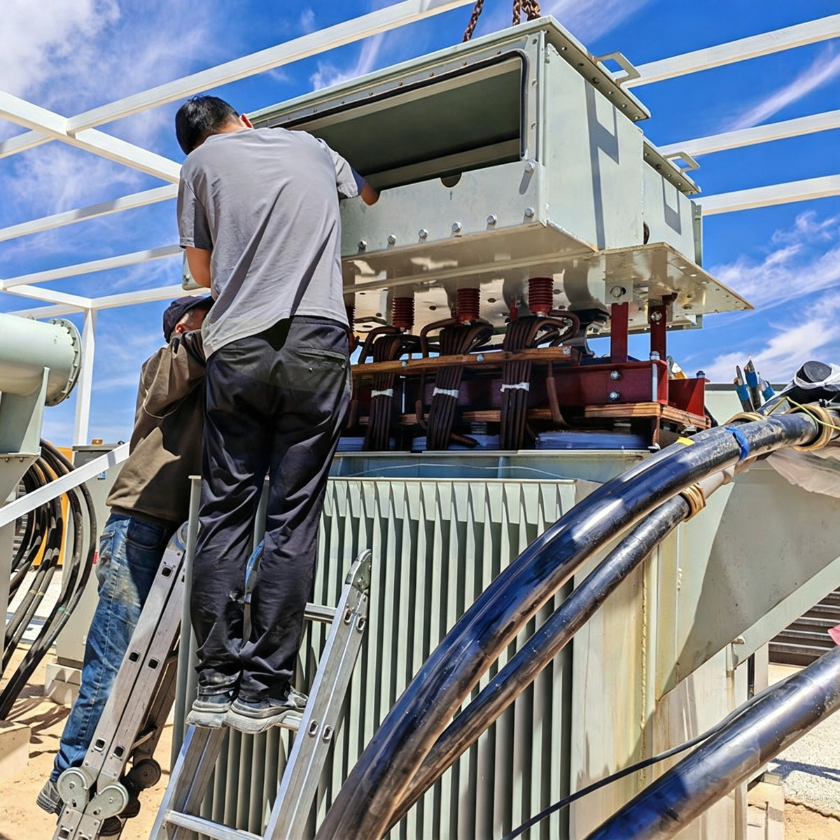Industrial power transformer