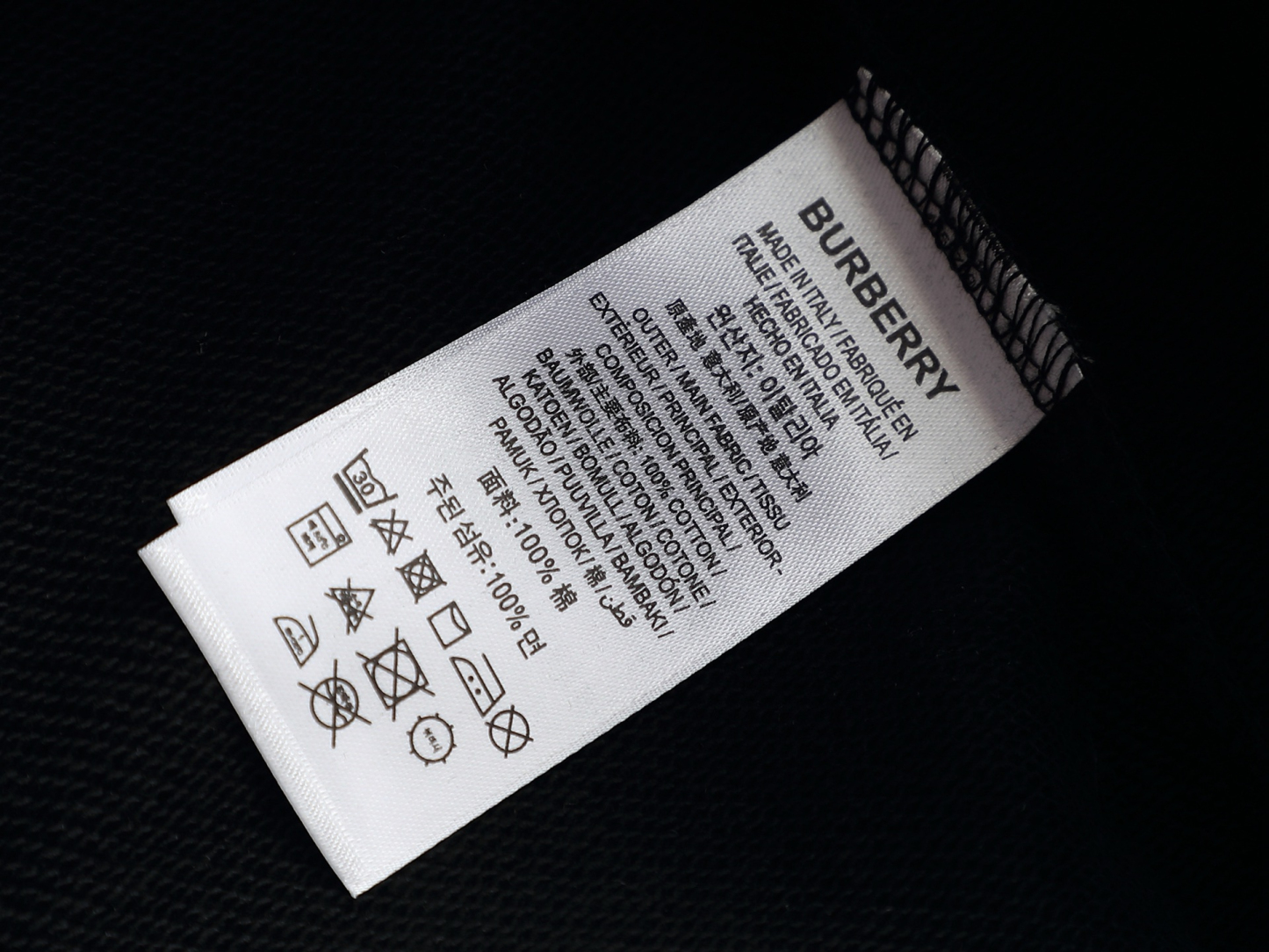【BURBERRY】長袖 T シャツ