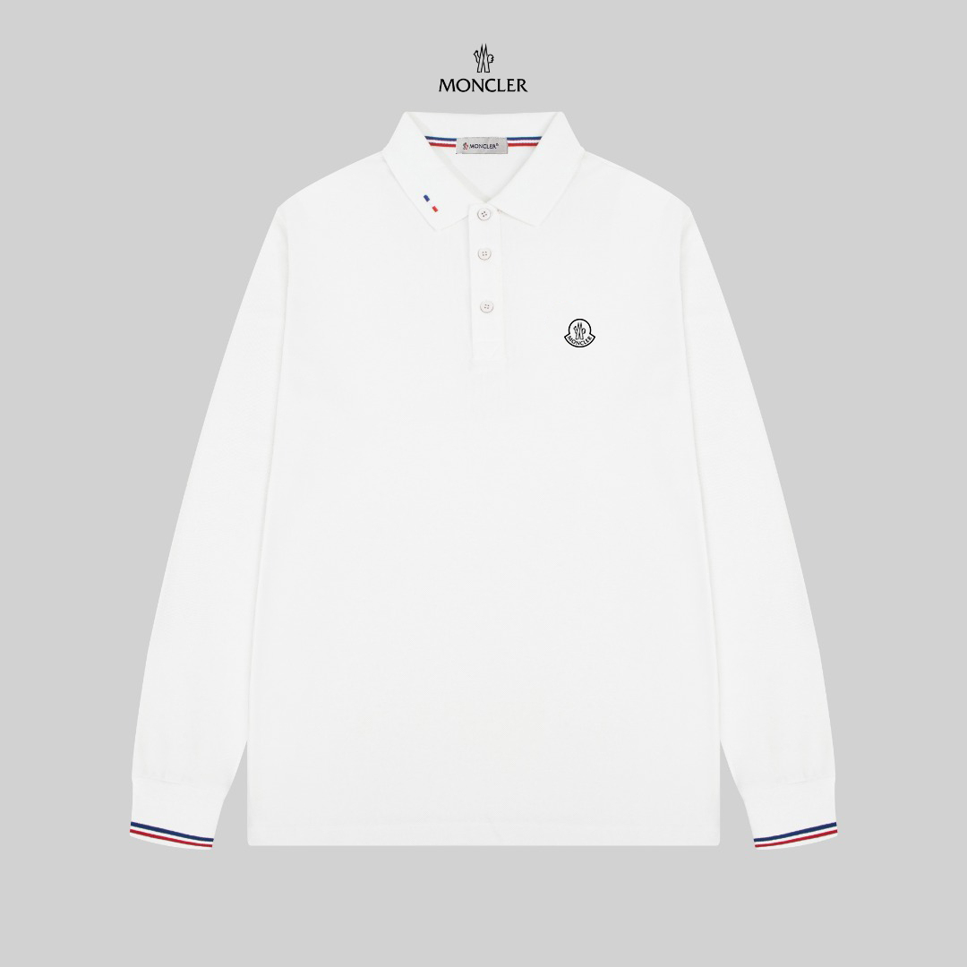 【MONCLER】長袖 ポロシャツ
