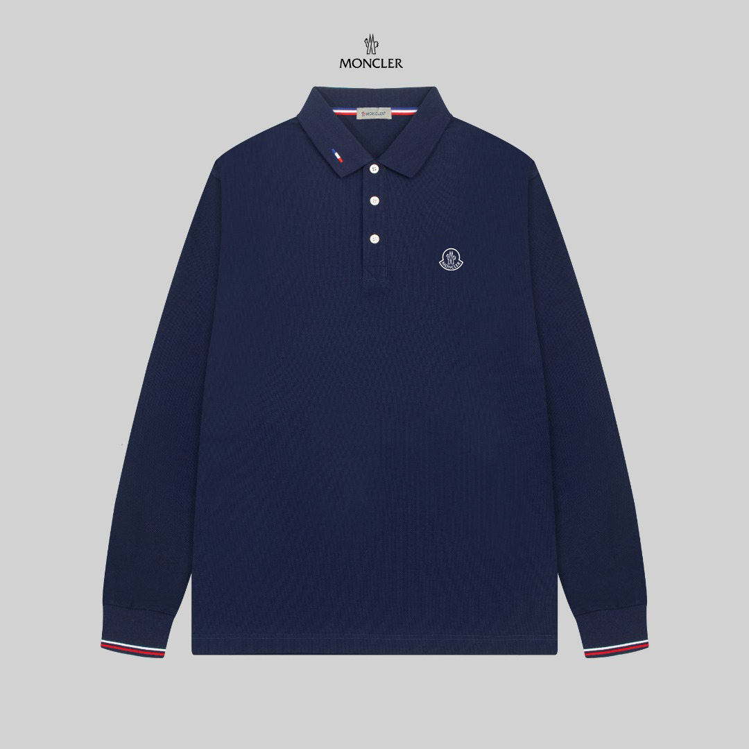 【MONCLER】長袖 ポロシャツ
