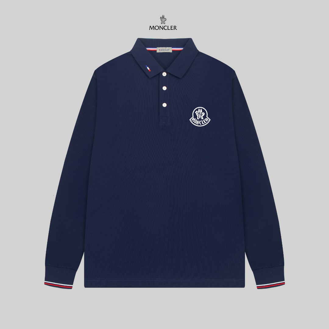 【MONCLER】長袖 ポロシャツ