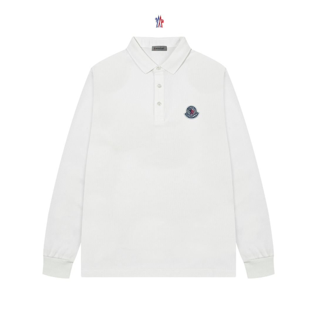 【MONCLER】長袖 ポロシャツ