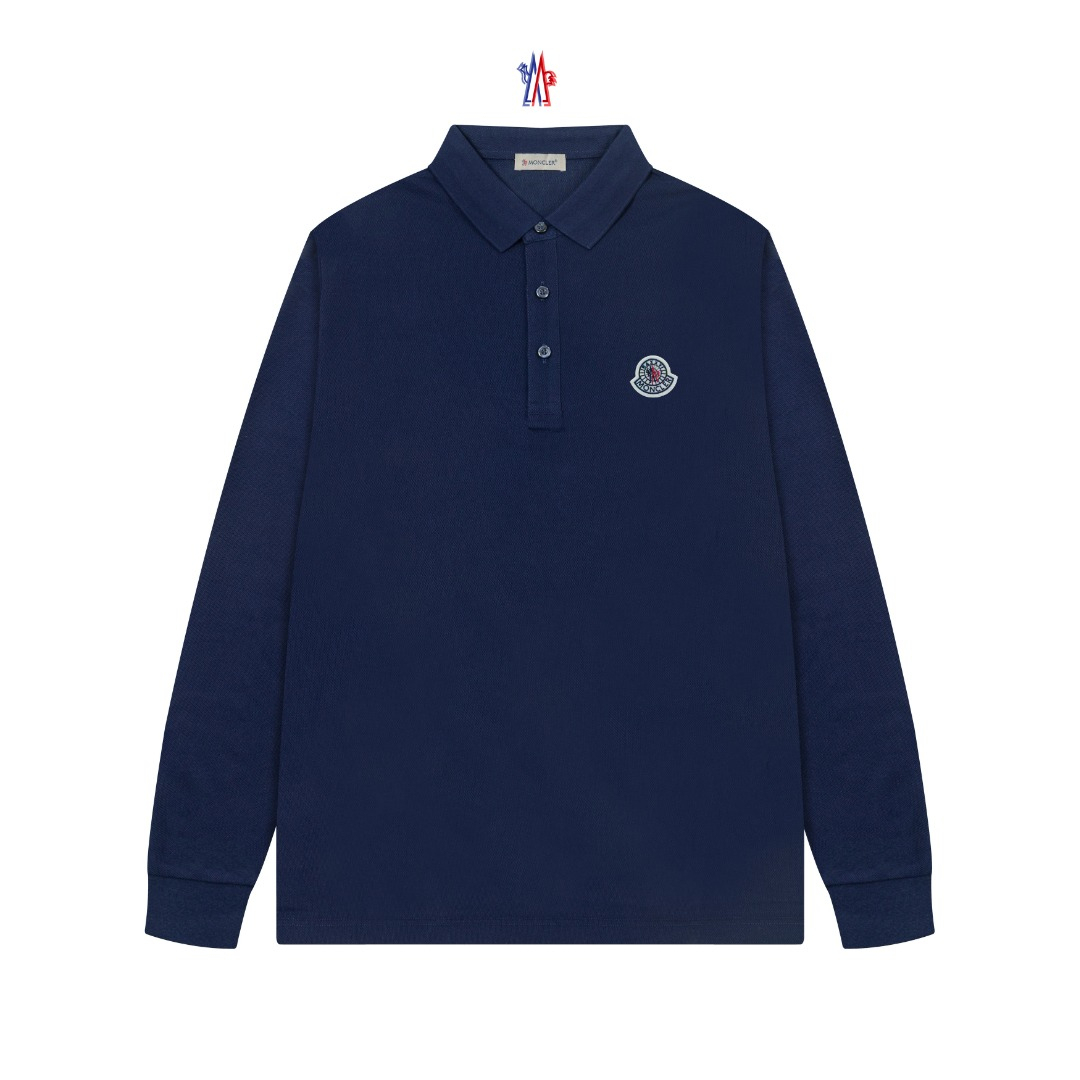 【MONCLER】長袖 ポロシャツ