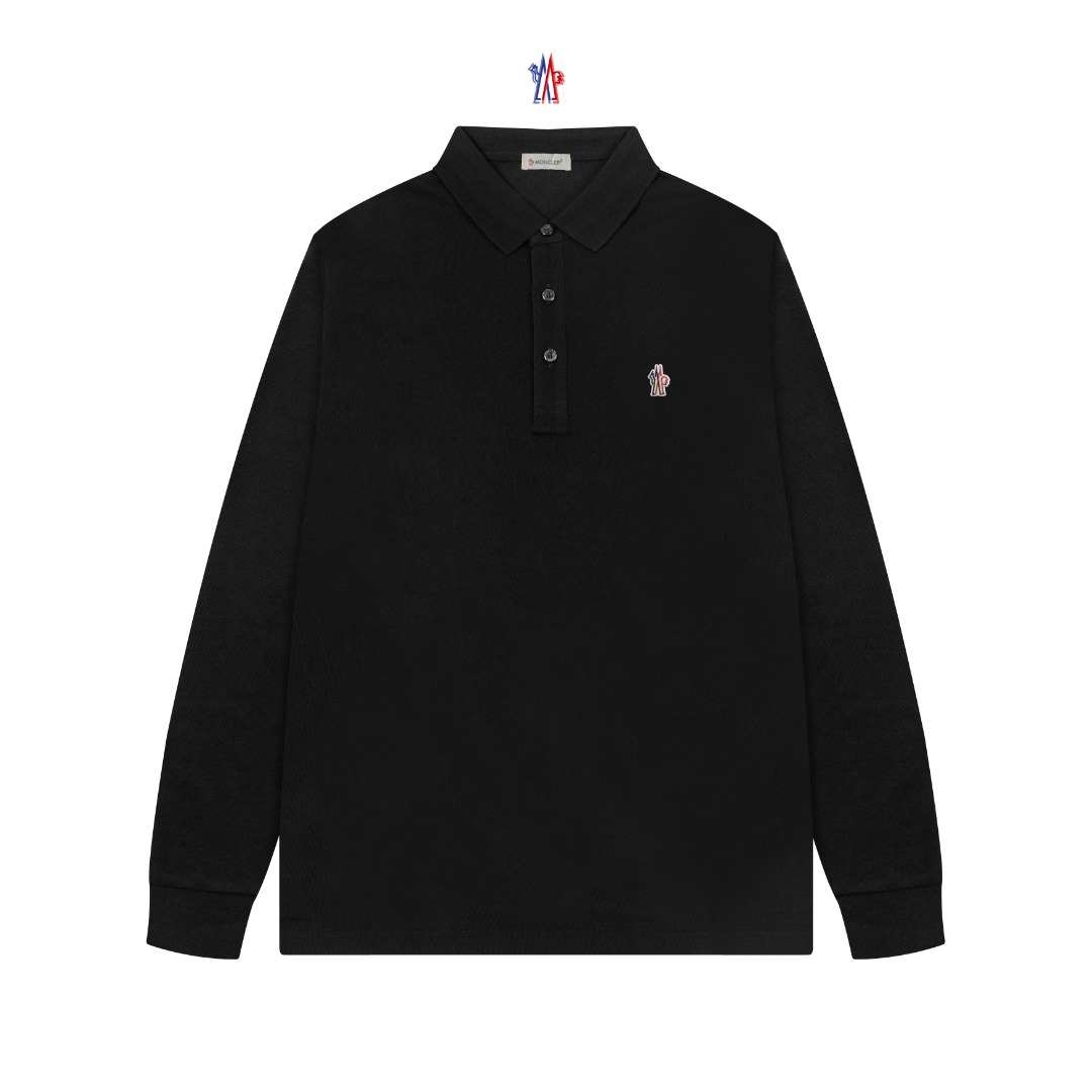 【MONCLER】長袖 ポロシャツ