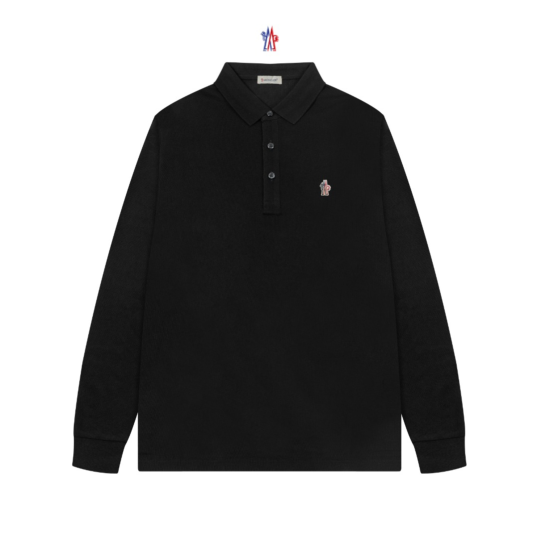 【MONCLER】長袖 ポロシャツ