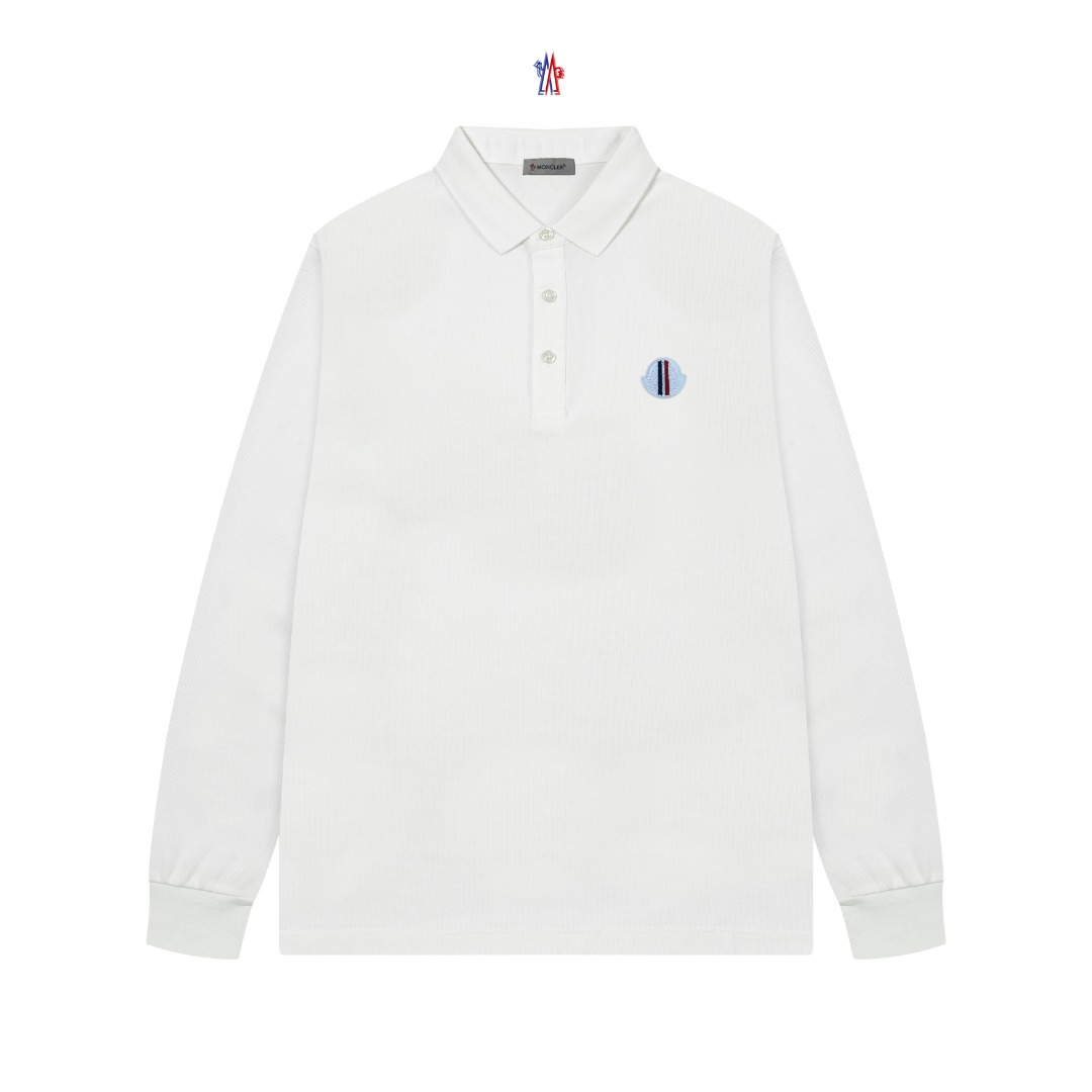 【MONCLER】長袖 ポロシャツ