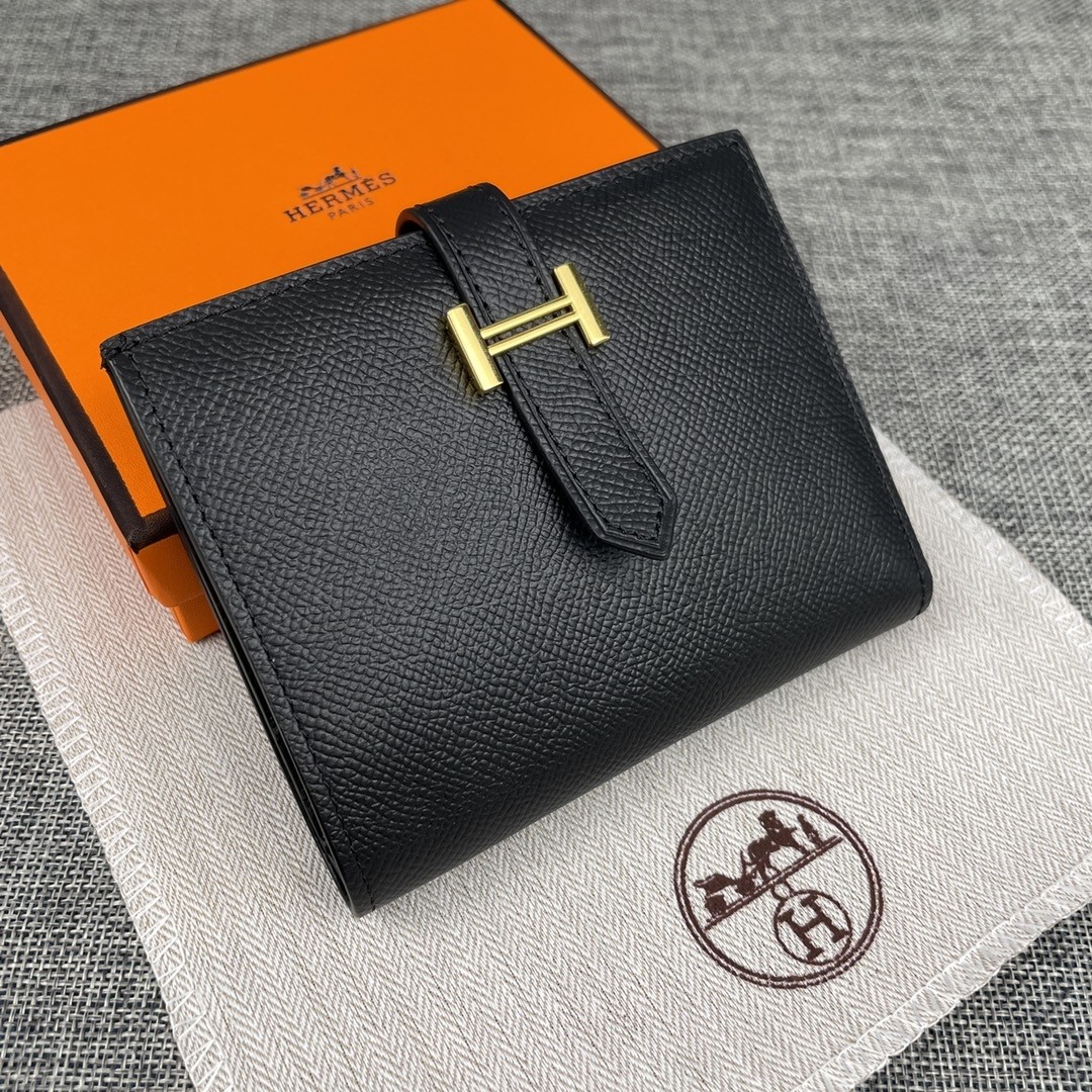【HERMES旗艦店】エルメス 財布 ゴールド シルバー 12カラー