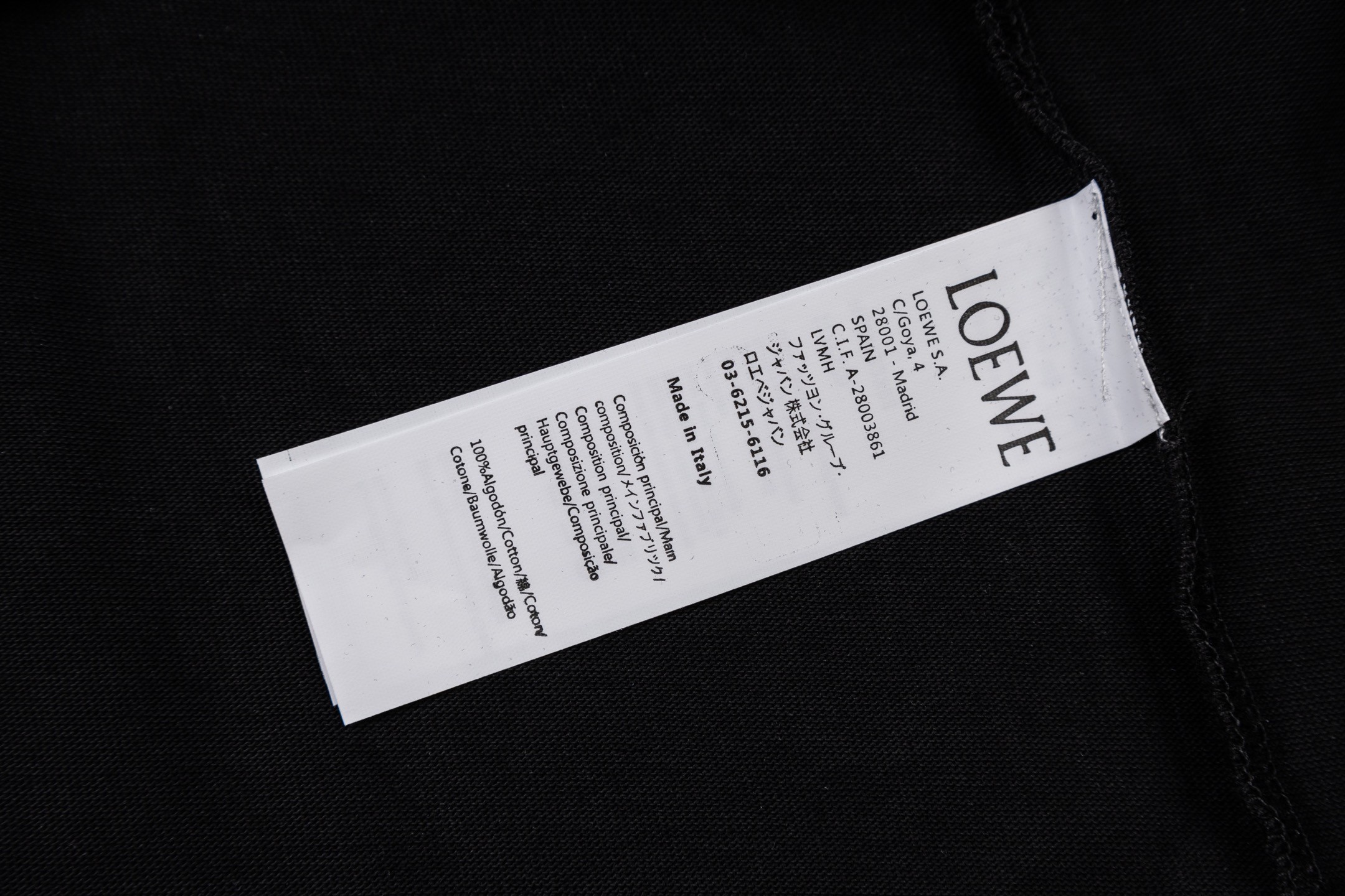 【LOEWE】半袖 T シャツ