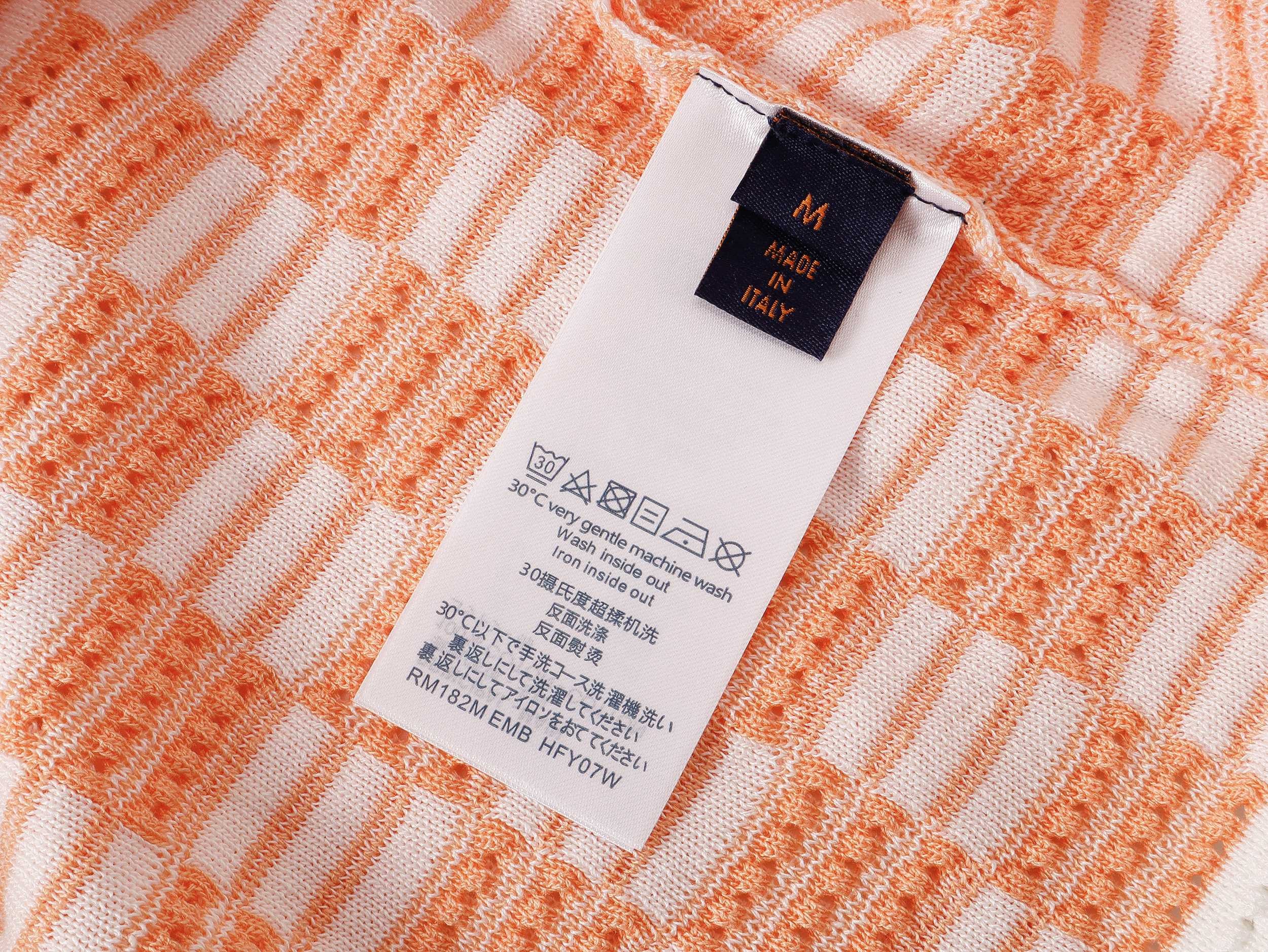 【LOUIS VUITTON】ニット半袖 T シャツ