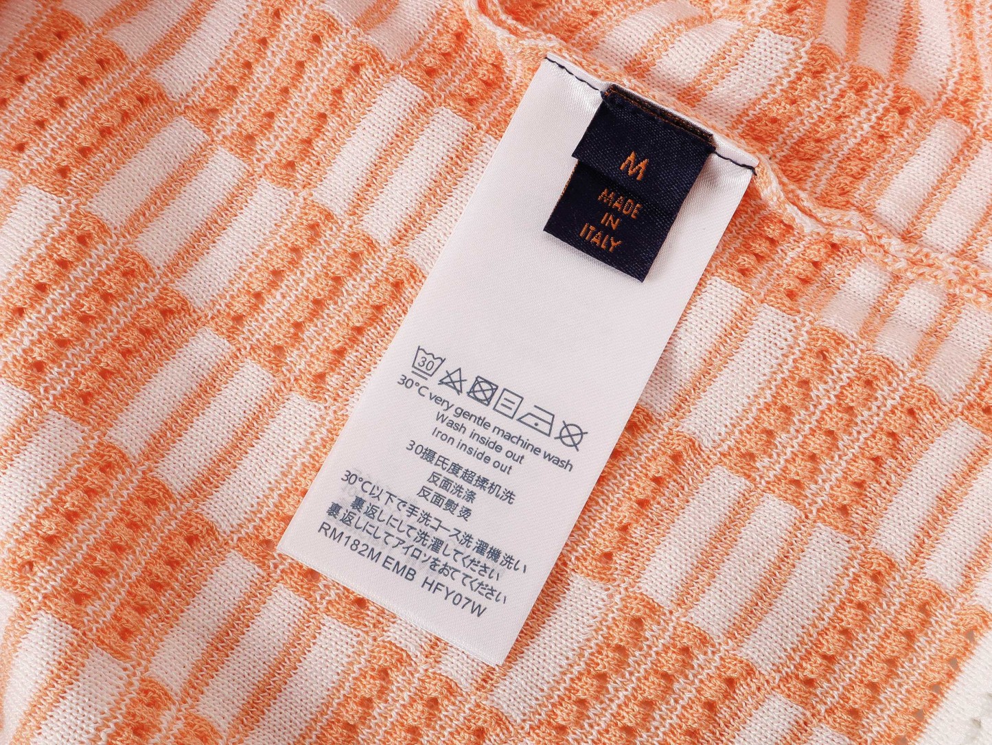 【LOUIS VUITTON】ニット半袖 T シャツ