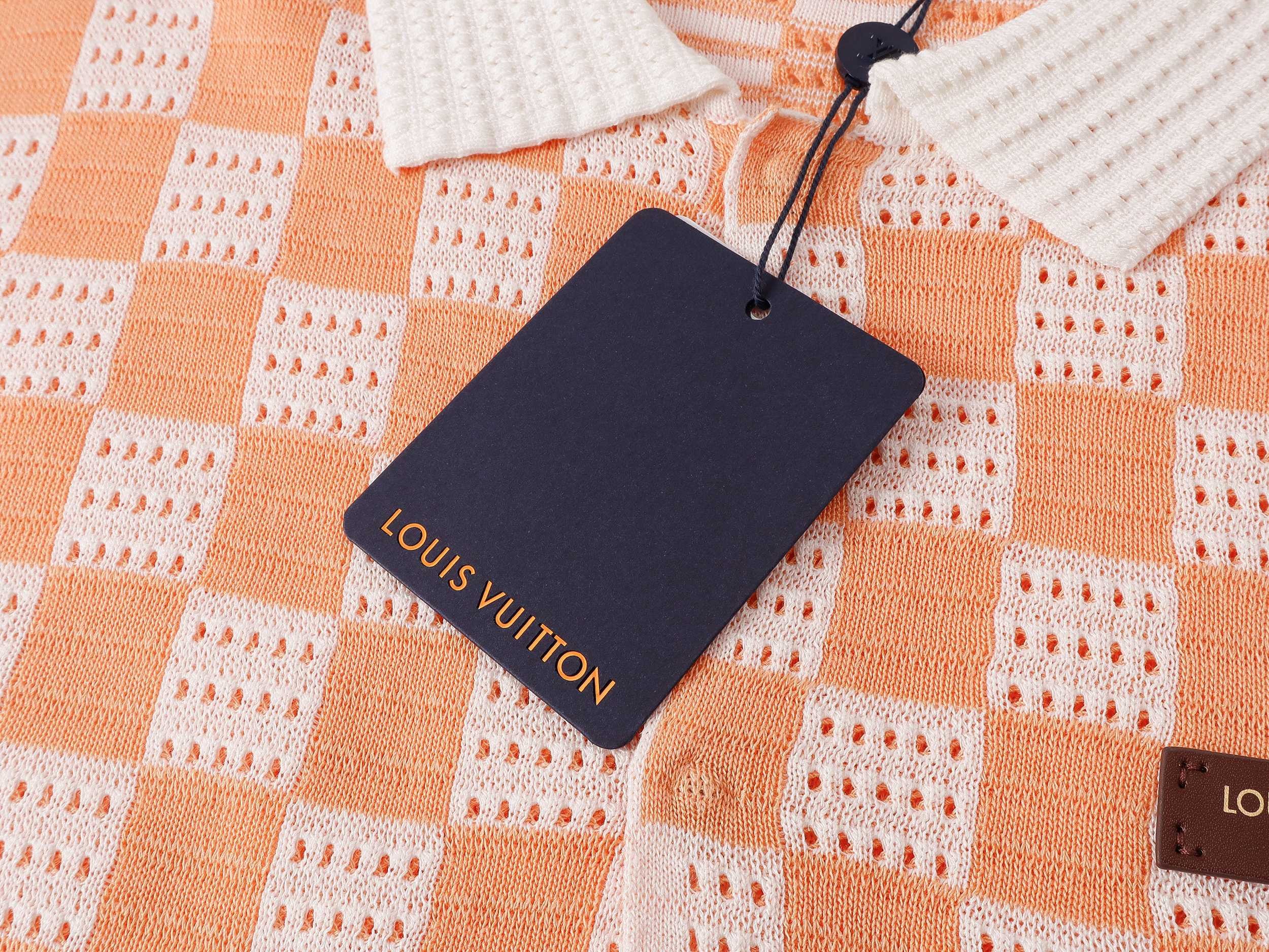 【LOUIS VUITTON】ニット半袖 T シャツ