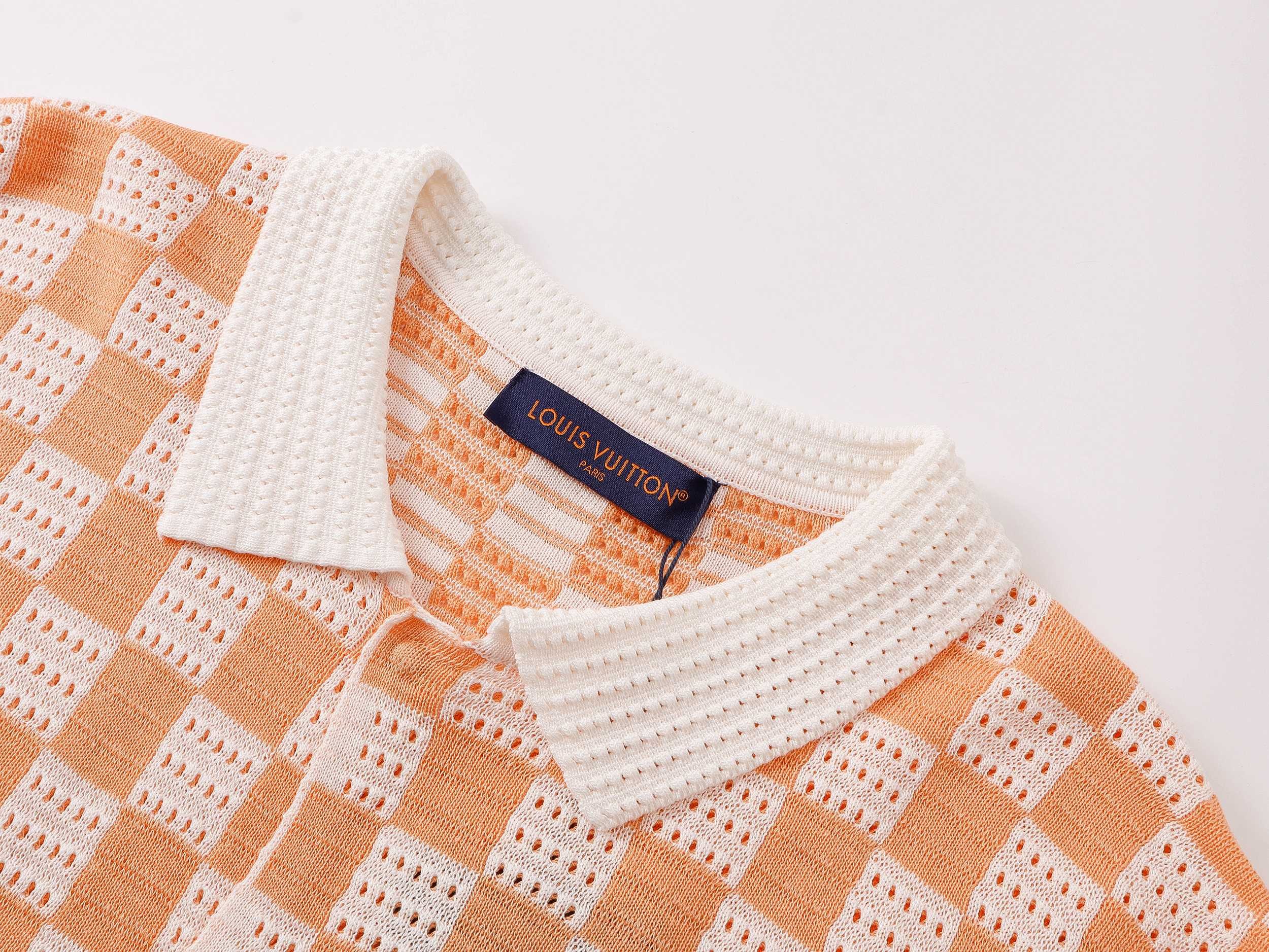 【LOUIS VUITTON】ニット半袖 T シャツ